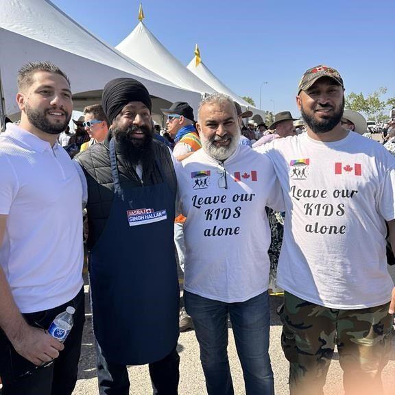 Poilievre's office, Calgary MP silent over latest photo with controversial message